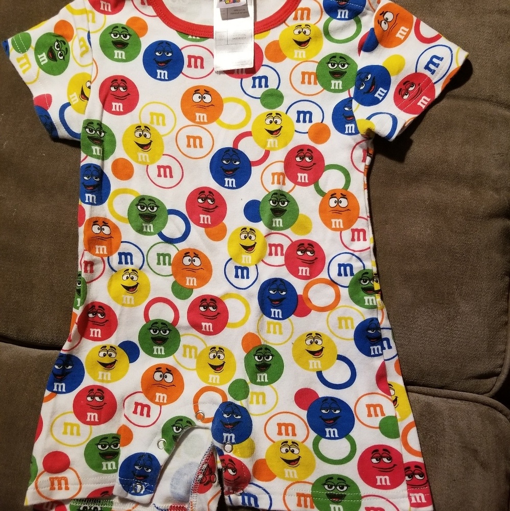 M&M one piece outfit size 24 months